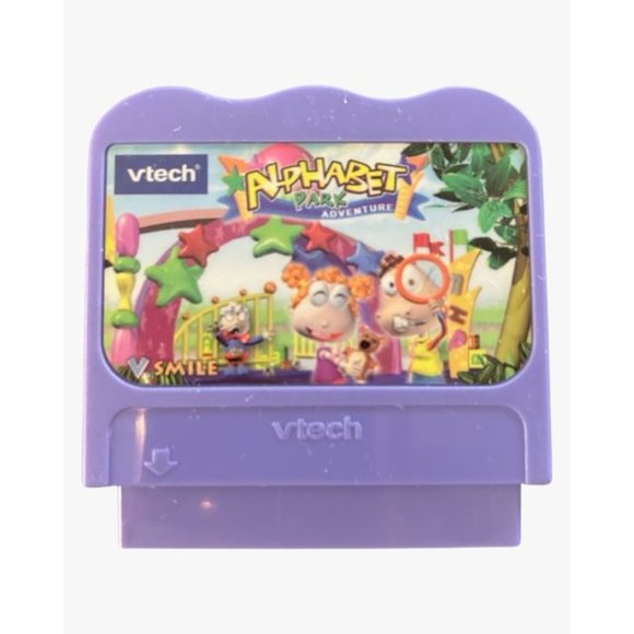 VTech VSmile Alphabet Park Adventure & Zayzoo An Earth Adventure Games Set of 2 - Picture 4 of 15